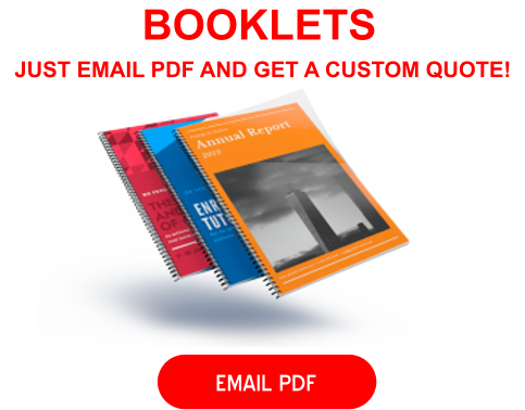 custom booklet printing and binding service
